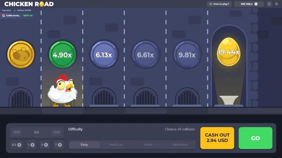 Chicken Road — Hero-Banner auf StoneVegas Casino
