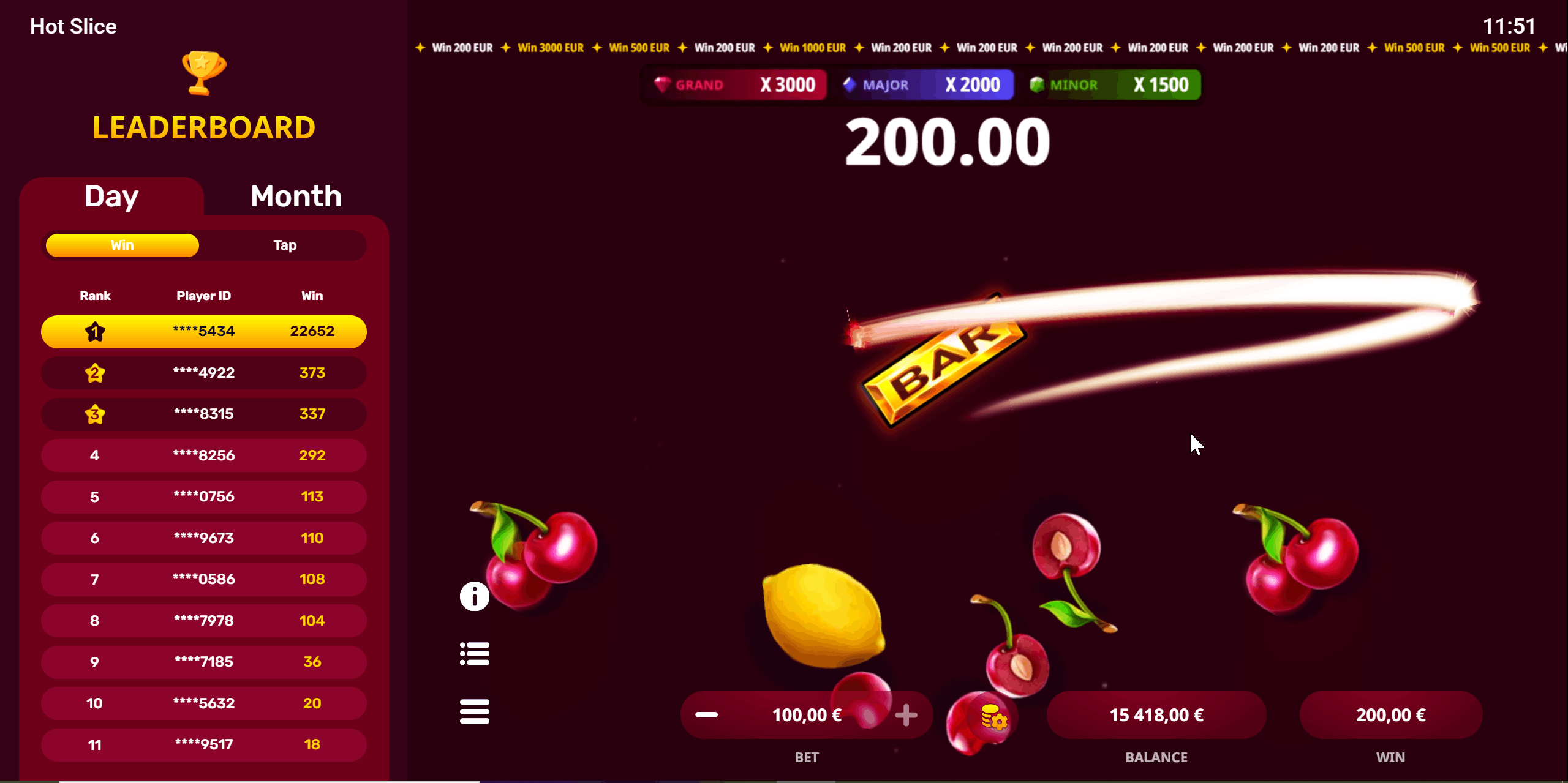 Hot Slice — Hero-Banner auf StoneVegas Casino